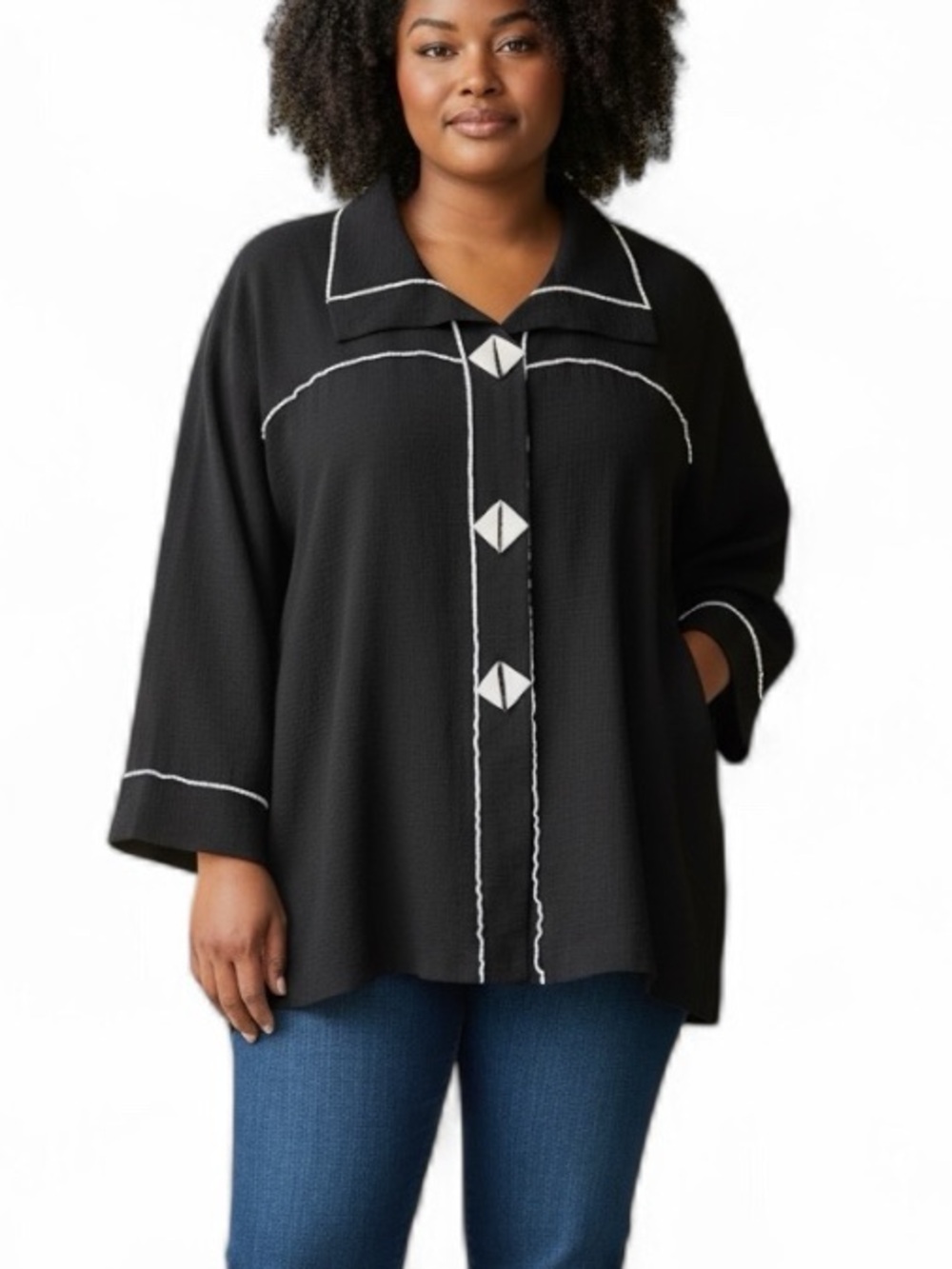 Ali Miles Button up top